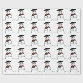 Snowman Cadeaupapier (Vlak)