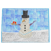 Snowman-cadeautas Groot Cadeauzakje (Voorkant)