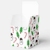 Snowman Candy Cane Christmas Tree Bedankdoosjes (Geopend)