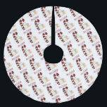 Snowman Candy Cane Kerstboom Rok<br><div class="desc">Kerst- en feestboomrokken</div>