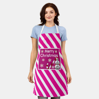 snowman Candy Cane Stripe Merry Christmas Schort