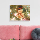 Snowman Canvas Afdruk (Insitu (Woonkamer))
