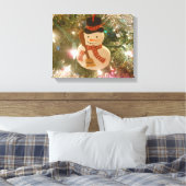 Snowman Canvas Afdruk (Insitu (Slaapkamer))