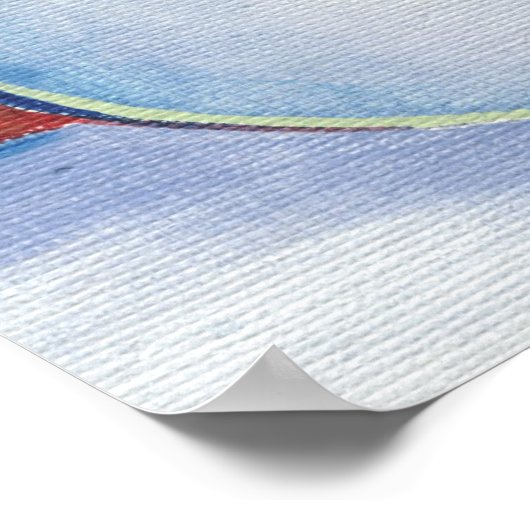 Snowman Canvas Artwork Poster (Hoek)