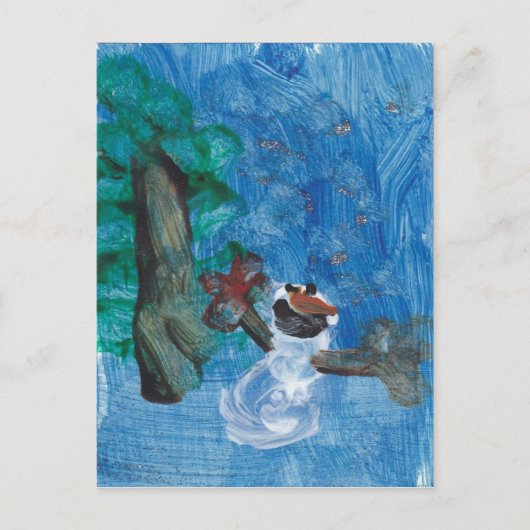 Snowman_Card Briefkaart (Voorkant)