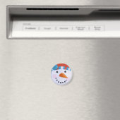 Snowman Carrot Nose Winter Kerstmis Magneet (Insitu (Vaatwasser))