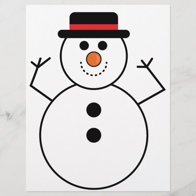 Snowman Cartoon (Voorkant)