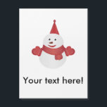 Snowman cartoon<br><div class="desc">Geweldig geschenk voor kinderen,  familie,  vrienden of zelfs voor jezelf! U kunt dit product aanpassen door uw eigen tekst,  foto,  enz. toe te voegen! Klik op de knop "Aanpassen" om je eigen product te creëer! Dit ontwerp is ook beschikbaar op vele andere producten.</div>
