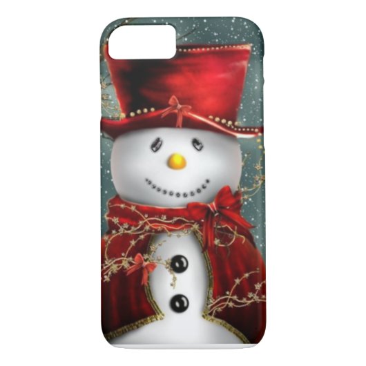 Snowman Case-Mate iPhone Case (Achterkant)