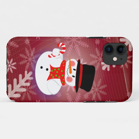 Snowman Case-Mate iPhone Case (Achterkant (horizontaal))
