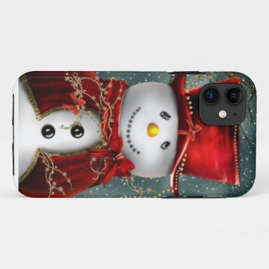Snowman Case-Mate iPhone Case (Achterkant (horizontaal))