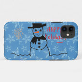 Snowman Case-Mate iPhone Case (Achterkant (horizontaal))