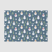 Snowman Cats Vakantiepatroon Tissuepapier (Voorkant)