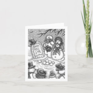 SNOWMAN-CEMETERY, GEKOPPELD VÓÓR ZIJN TIJD leeg Kaart