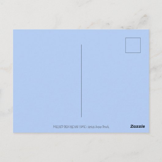 SNOWMAN CEMETERY, GEKOPPELD VÓÓR ZIJN TIJD, MOURNE BRIEFKAART (Achterkant)