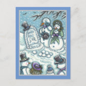 SNOWMAN CEMETERY, GEKOPPELD VÓÓR ZIJN TIJD, MOURNE BRIEFKAART (Voorkant)