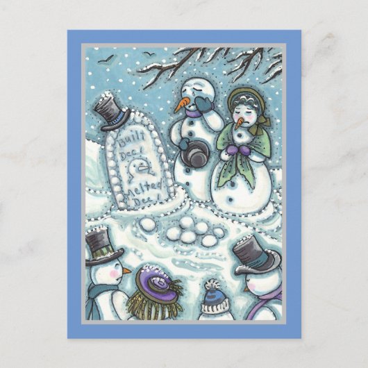 SNOWMAN CEMETERY, GEKOPPELD VÓÓR ZIJN TIJD, MOURNE BRIEFKAART (Voorkant)