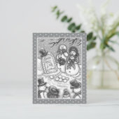 SNOWMAN CEMETERY, GEKOPPELD VÓÓR ZIJN TIJD, MOURNE BRIEFKAART (Staand voorkant)