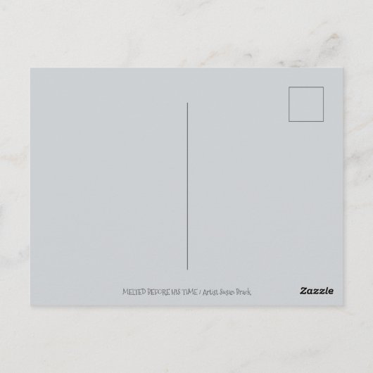 SNOWMAN CEMETERY, GEKOPPELD VÓÓR ZIJN TIJD, MOURNE BRIEFKAART (Achterkant)