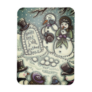 SNOWMAN CEMETERY, GEKOPPELD VÓÓR ZIJN TIJD, MOURNE MAGNEET