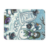 SNOWMAN CEMETERY, GEKOPPELD VÓÓR ZIJN TIJD, MOURNE MAGNEET (Horizontaal)