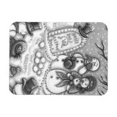 SNOWMAN CEMETERY, GEKOPPELD VÓÓR ZIJN TIJD, MOURNE MAGNEET (Horizontaal)