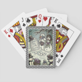 SNOWMAN CEMETERY, GEKOPPELD VÓÓR ZIJN TIJD, MOURNE POKERKAARTEN