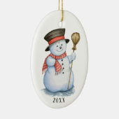 Snowman Ceramic Ornament (Rechts)