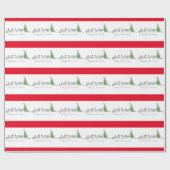 Snowman Chat Holiday Cadeaupapier (Vlak)