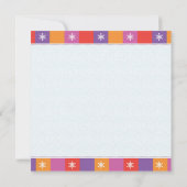 Snowman Chef Holiday Cookie Swap Party Kaart (Achterkant)