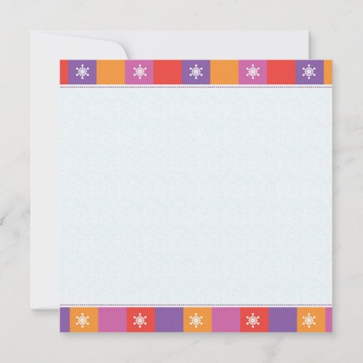 Snowman Chef Holiday Cookie Swap Party Kaart (Achterkant)