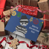 Snowman Cholo New Mexico Kerstversieringen Zia Feestdagenkaart