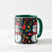 Snowman Christmas 2025 Combo Mok (Voorkant rechts)