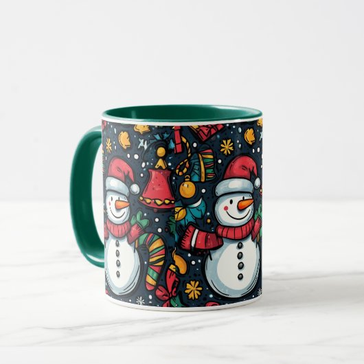 Snowman Christmas 2025 Combo Mok (Voorkant links)