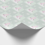 Snowman Christmas Cadeaupapier (Hoek)