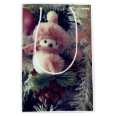 Snowman Christmas Gift Bag Medium Cadeauzakje (Voorkant)