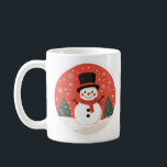 Snowman Christmas-Mok | Vakantie koffie Mok | wint<br><div class="desc">Vier de magie van het vakantieseizoen met dit charmante ontwerp van de Snowman Christmas Mok. Deze mok met een winterthema is ideaal om van uw favoriete warme drankjes zoals koffie, thee of warme cacao te genieten en brengt feestelijke vrolijkheid bij u thuis. De schattige sneeuwpopillustratie en vakantieaccenten maken het een...</div>