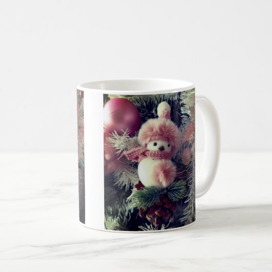 Snowman Christmas Mug – Cozy Winter Cup Koffiemok (Voorkant rechts)