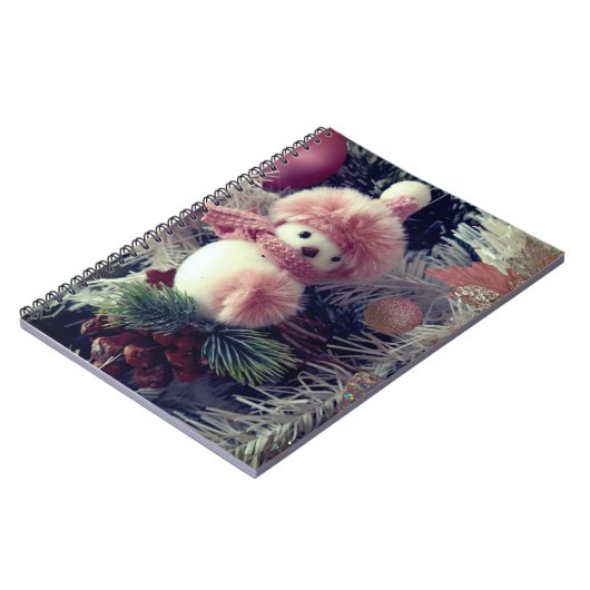 Snowman Christmas Notebook Notitieboek (Linkerzijde)