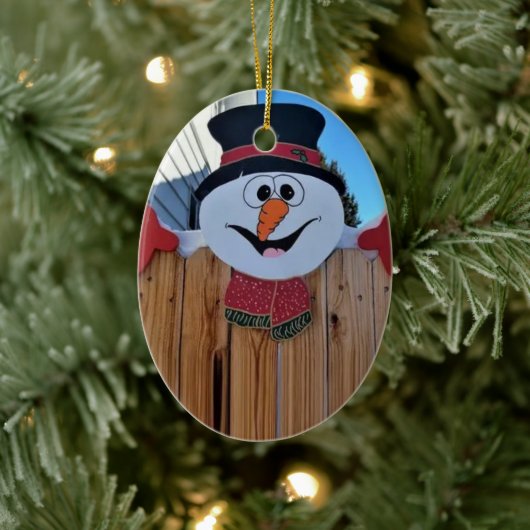 **SNOWMAN* CHRISTMAS ORNAMENT (Boom)