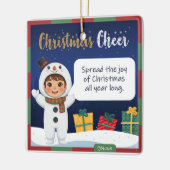 Snowman Christmas Ornament (Links)