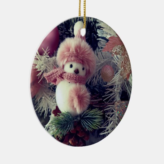 Snowman Christmas Ornament – Festive Holiday Decor (Rechts)