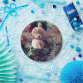 Snowman Christmas Paper Plate  Papieren Bordje (Feest)