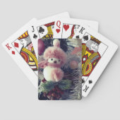 Snowman Christmas Playing Cards Pokerkaarten (Achterkant)