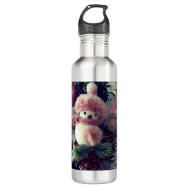 Snowman Christmas Water Bottle Waterfles