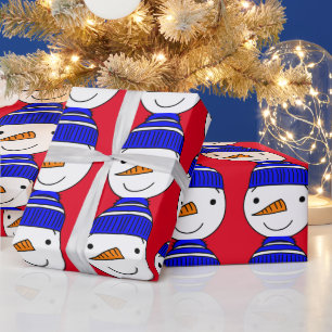 SNOWMAN CHRISTMAS Wrapping Paper Cadeaupapier