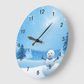 Snowman Clock Grote Klok (Hoek)