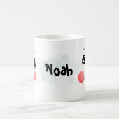 Snowman Cocoa voegt naam toe: Winterbeker stoppen Koffiemok (Center)