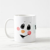 Snowman Cocoa voegt naam toe: Winterbeker stoppen Koffiemok (Links)