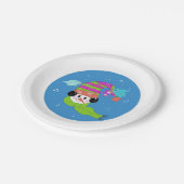 Snowman Cold Winter Birds Paper Bord (Gekanteld)